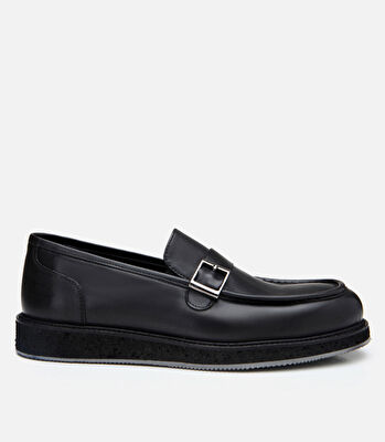 Erkek Deri Siyah Loafer