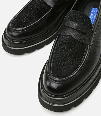 Erkek Deri Siyah Loafer