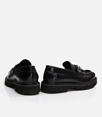 Erkek Deri Siyah Loafer