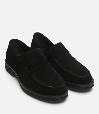 Erkek Deri Siyah Loafer