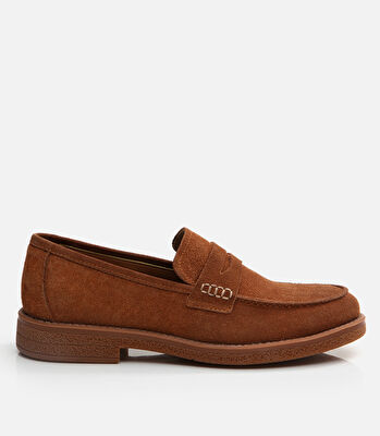 Erkek Deri Taba Loafer