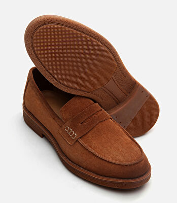 Erkek Deri Taba Loafer