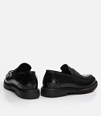 Erkek Deri Siyah Loafer
