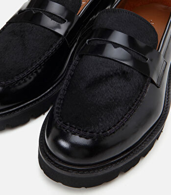 Erkek Deri Siyah Loafer