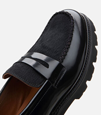 Erkek Deri Siyah Loafer