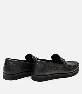 Erkek Deri Siyah Loafer