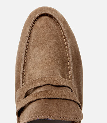 Erkek Süet Deri Vizon Yumuşak Dokulu Loafer