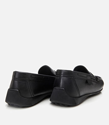 Erkek Deri Siyah Günlük Loafer