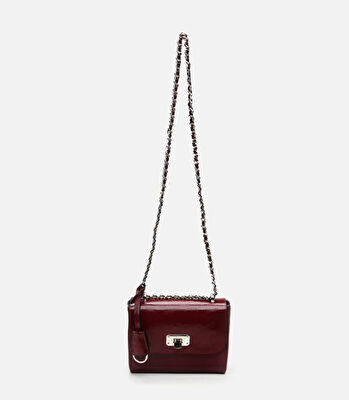 Bordo Kadın Mini (Çapraz) Çanta