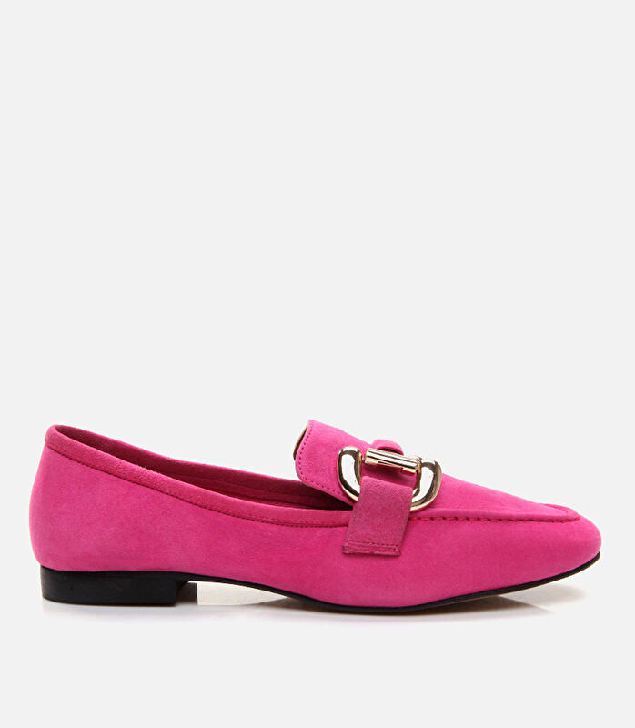 Kadın Deri Pembe Loafer