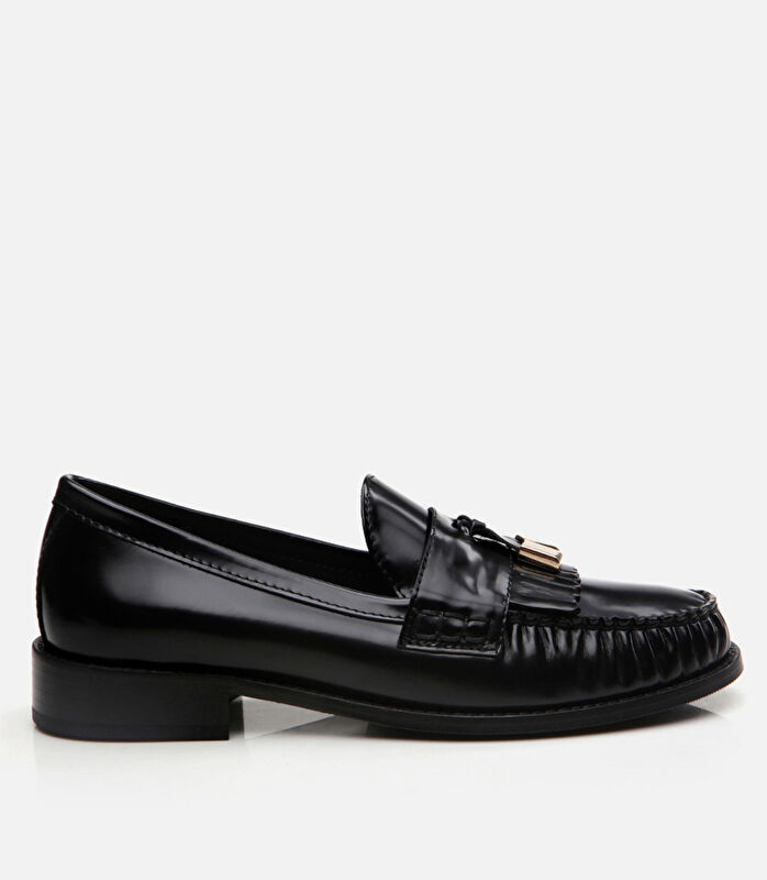 Kadın Deri Siyah Loafer