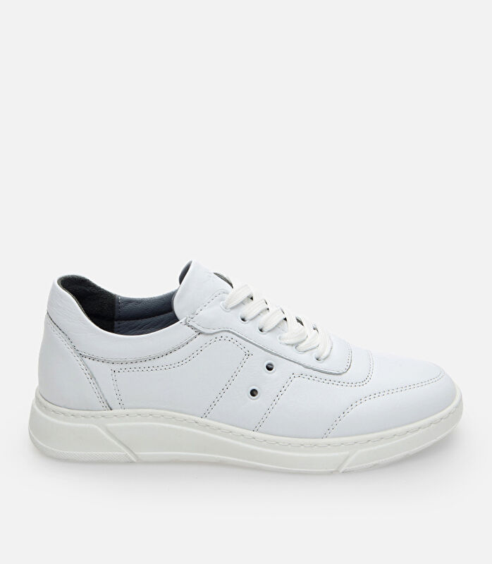 Erkek Deri Beyaz Spor Ayakkabı