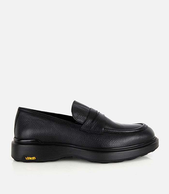Erkek Deri Siyah Yumuşak Dokulu Günlük Loafer