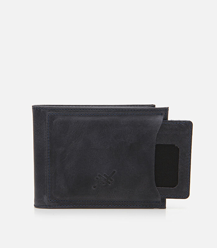 Erkek Deri Gri Kartlık