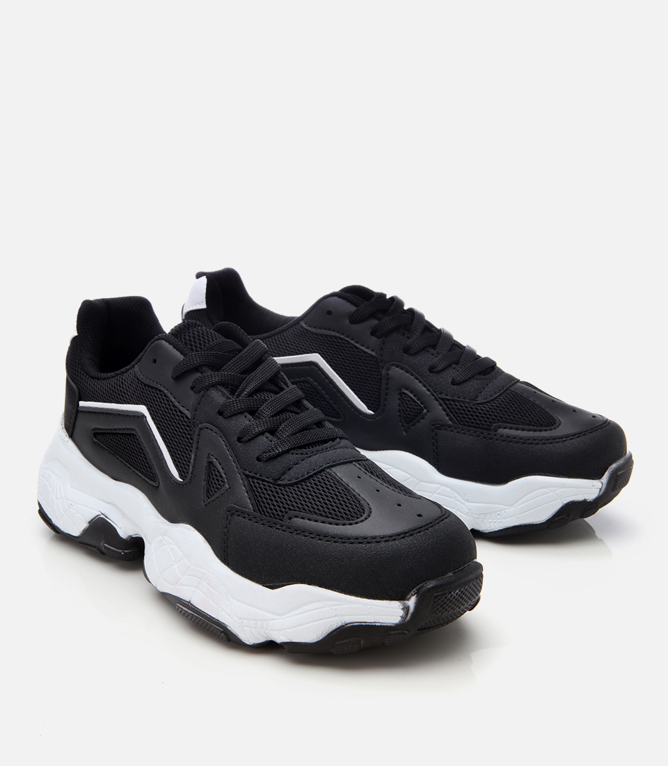 Kadın Siyah Yaya Spor Ayakkabı 01AYY213480A10235 | Hotiç